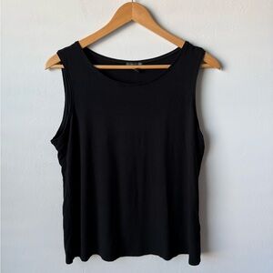 Eileen Fisher Classic Black Tank Top